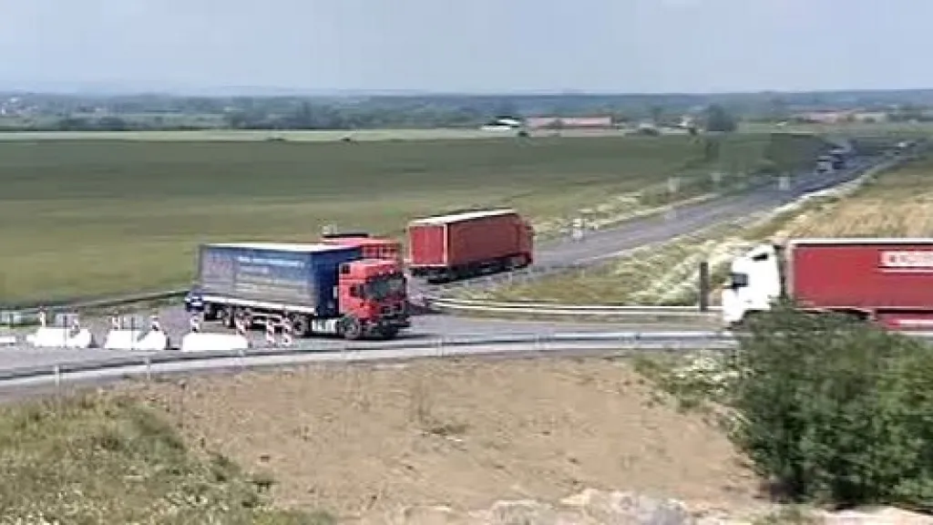 Provizorní ukončení holického obchvatu