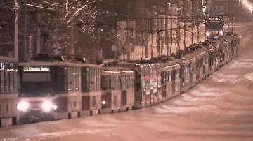 Kolona tramvají