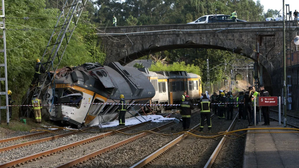 Vlakové neštěstí v Galícii