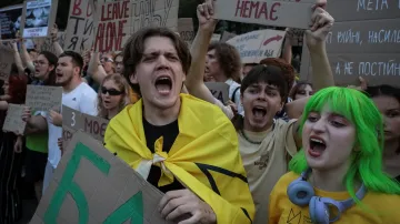 Protesty na Ukrajině