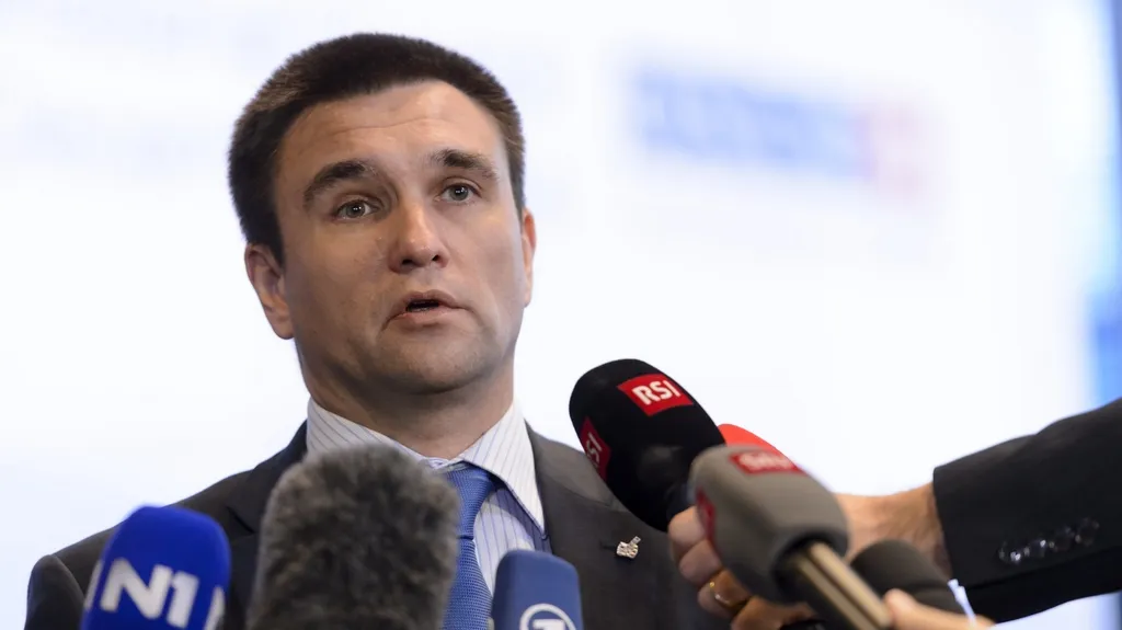 Ukrajinský ministr zahraničí Pavlo Klimkin