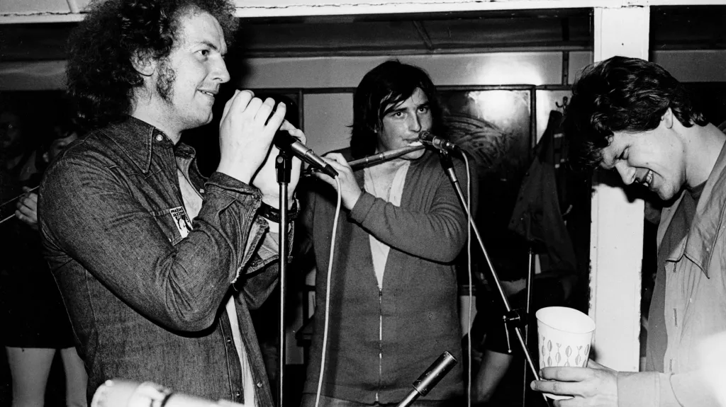 Jam session na parníku na závěr VI. Pražských jazzových dnů (1978)