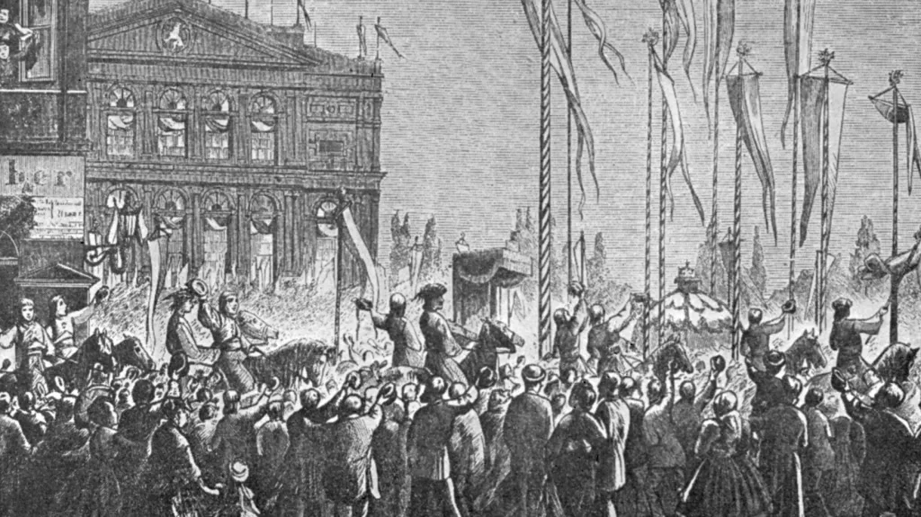 Položení základního kamene Národního divadla