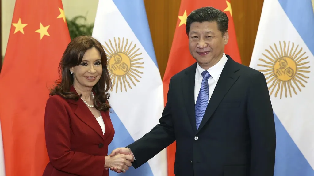 Fernándezová na setkání s čínským prezidentem