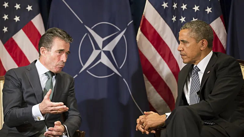 Anders Fogh Rasmussen a Barack Obama