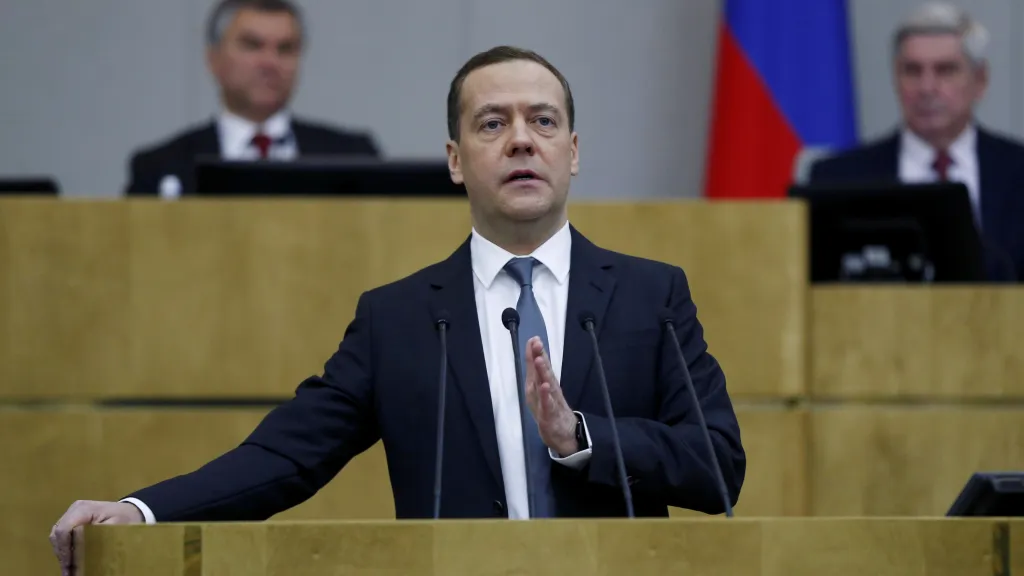 Ruský premiér Dmitrij Medvěděv
