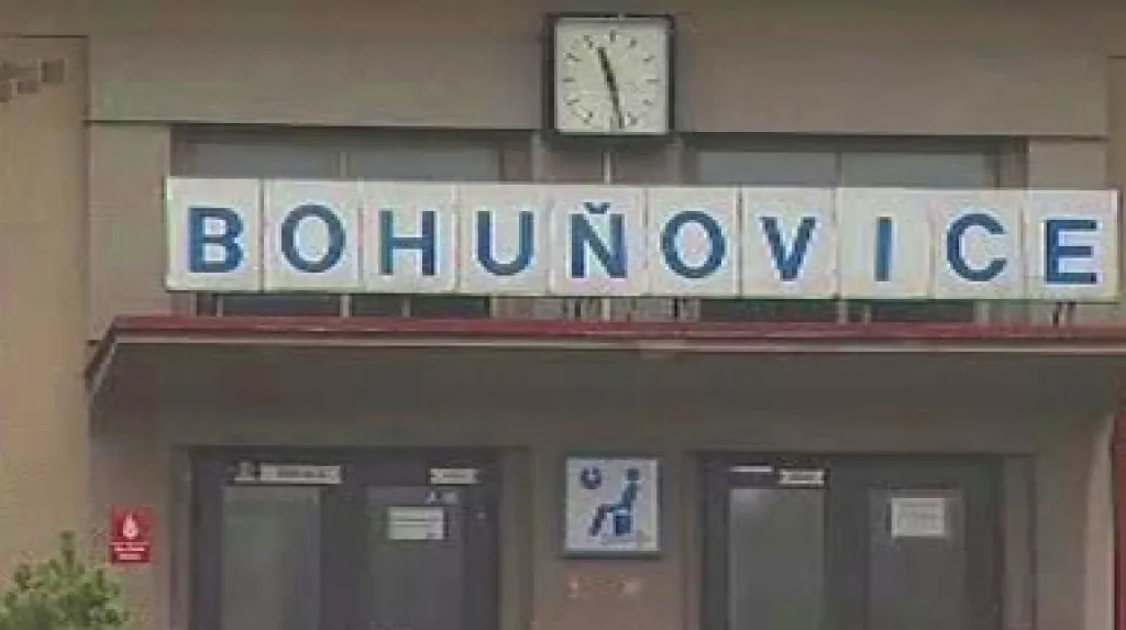 Vlakové nádraží v Bohuňovicích