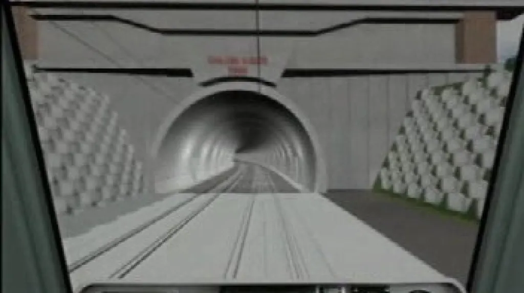 Plánovaný tunel na Beroun