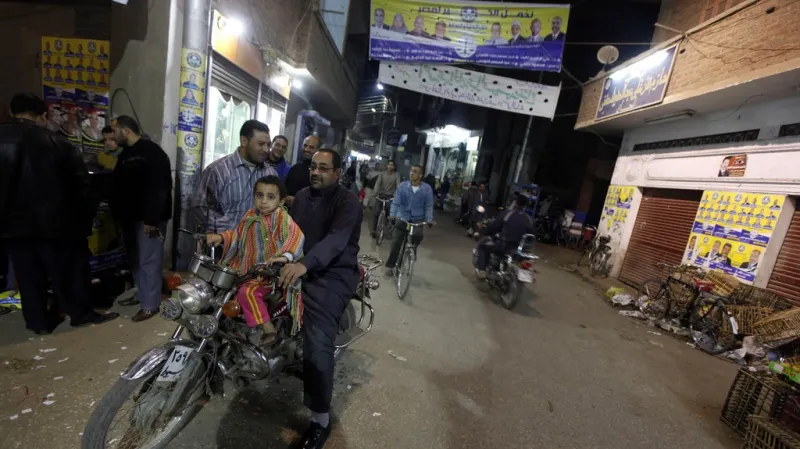 Ulice Egypta v předvečer voleb