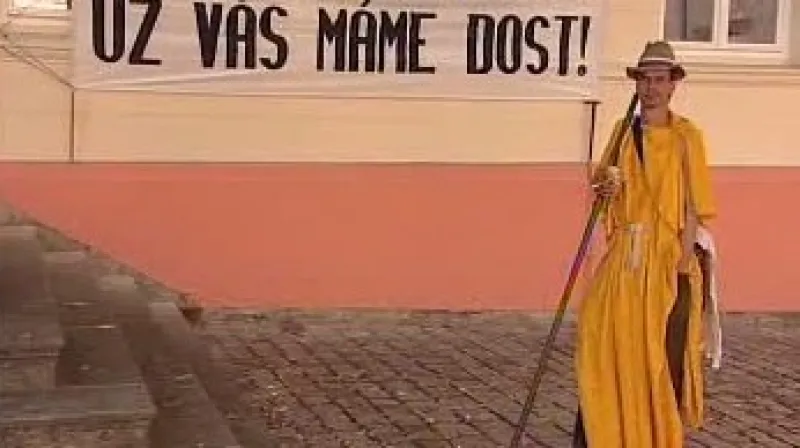 Demonstrace v Chomutově