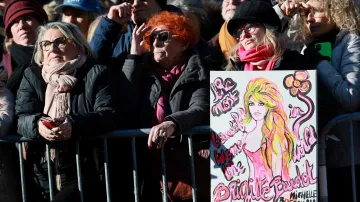 Pohřeb francouzské herečky Brigitte Bardotové