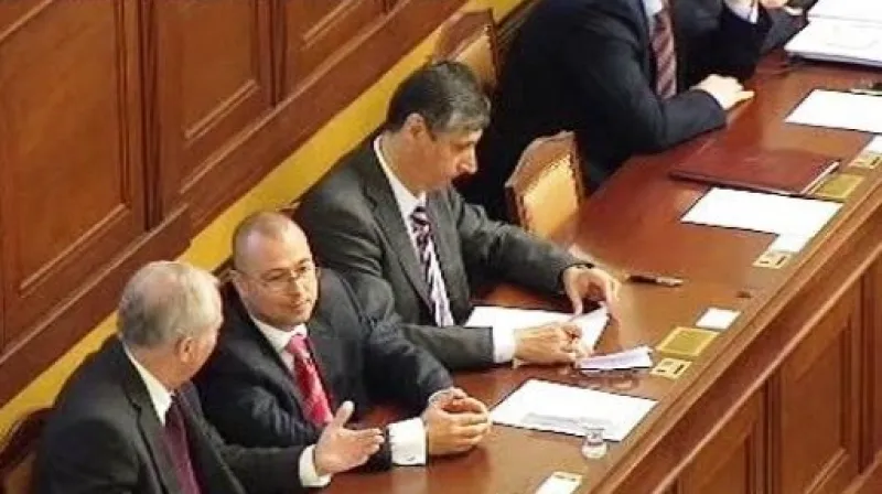 Paroubek a Topolánek v OVM