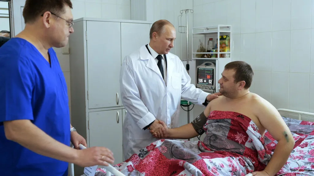 Vladimir Putin v nemocnici