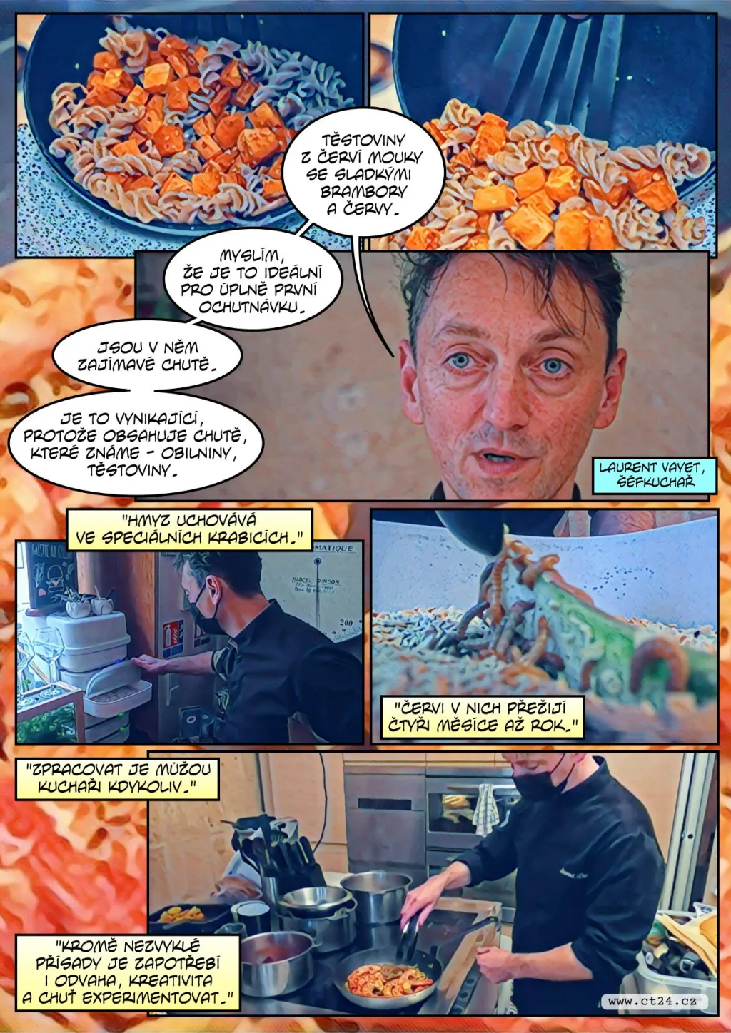 Hmyz jako potrava budoucnosti? S podobnými ingrediencemi experimentuje stále více kuchařů