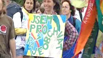 Protest proti výstavbě R35 v Českém Ráji