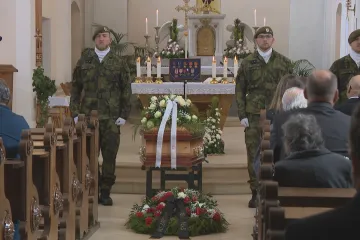 V Kunštátě se rozloučili s válečným veteránem Michalem Hečkou
