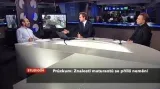 Ondřej Šteffl a Michal Musil ve Studiu ČT24