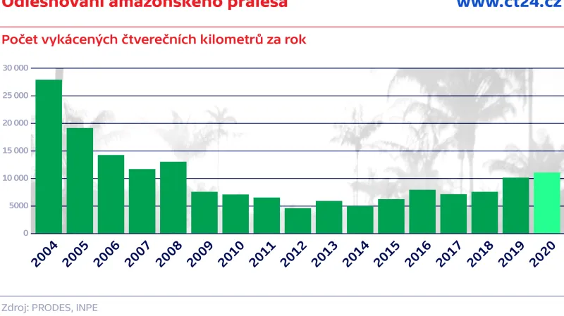 Odlesňování amazonského pralesa
