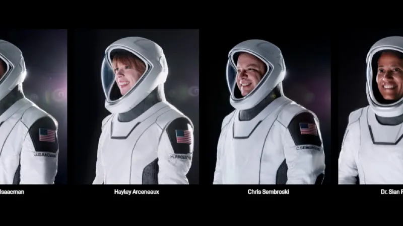 Celá posádka Inspiration