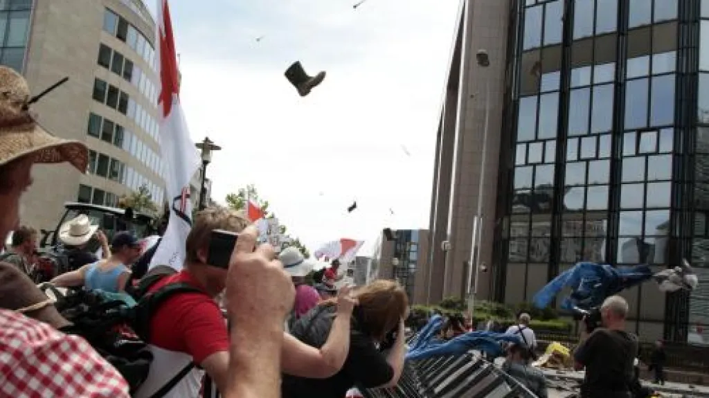 Demonstrace zemědělců