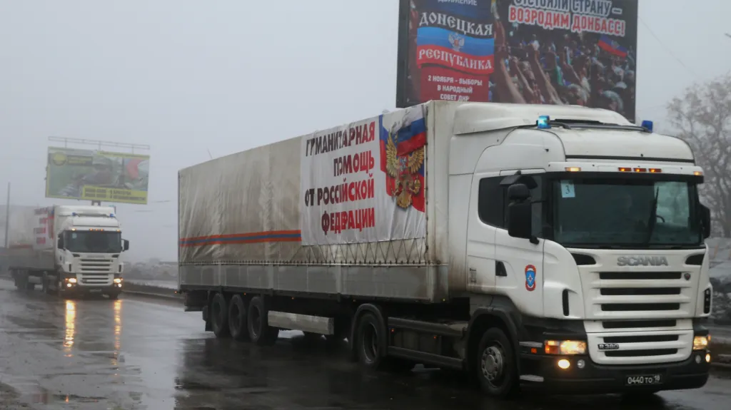 Devátý ruský humanitární konvoj pro Ukrajinu