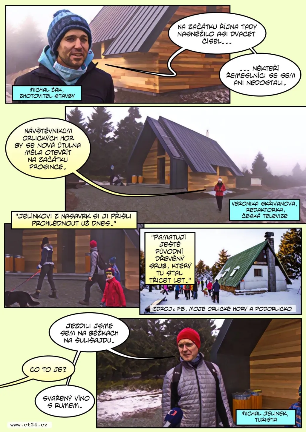 V Orlických horách vyrostla nová útulna