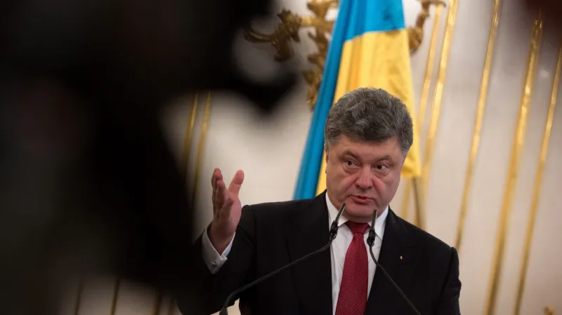 Ukrajinský prezident Petro Porošenko