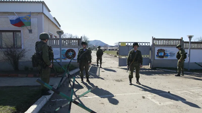 Ruští vojáci na Krymu