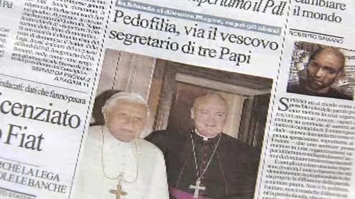 Italský tisk o případech zneužívání v církvi