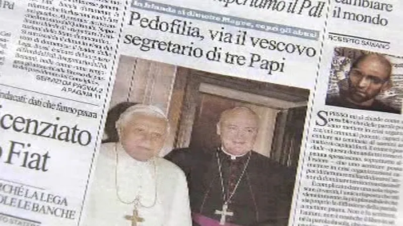 Italský tisk o případech zneužívání v církvi