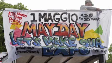 Milánské protesty proti výstavě Expo 2015