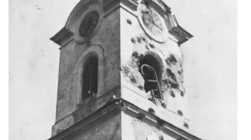 Škody po bitvě v Břestě