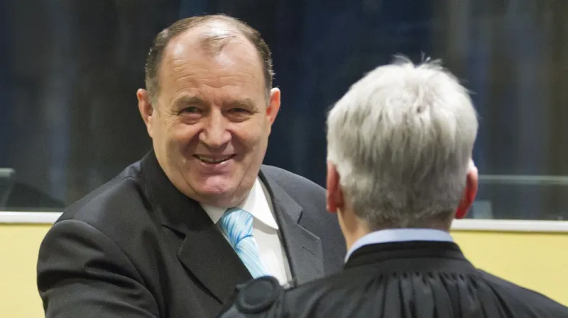 Mićo Stanišić před haagským tribunálem