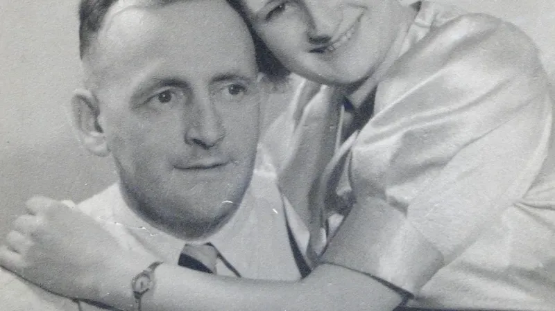 Thümmel se svojí druhou manželkou Else