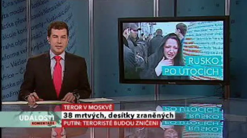 Události, komentáře o útocích v Moskvě