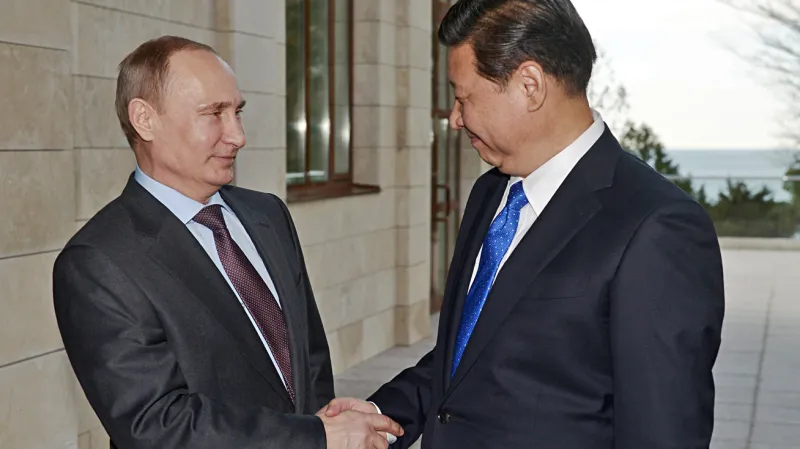 Vladimir Putin a Si Ťin-pching