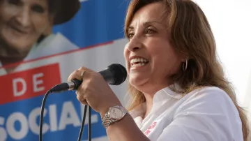 Peruánská prezidentka Dina Boluarteová