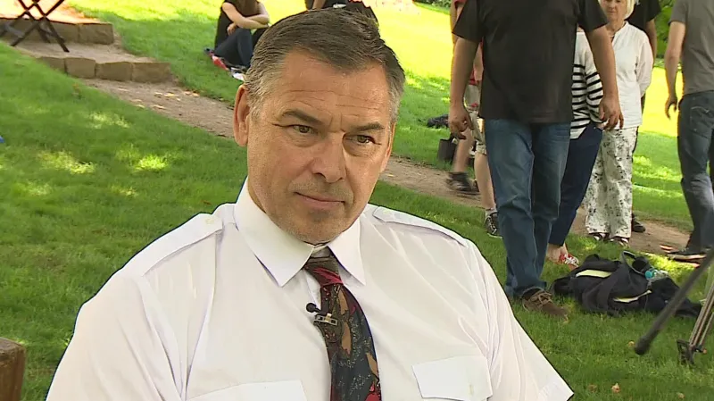 Marek Ťapák jako Vladimír Mečiar