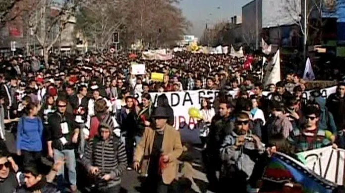 Studentské protesty v Chile