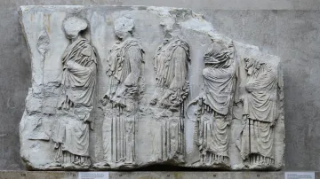 Sochařská díla z Parthenónu v Britském muzeu