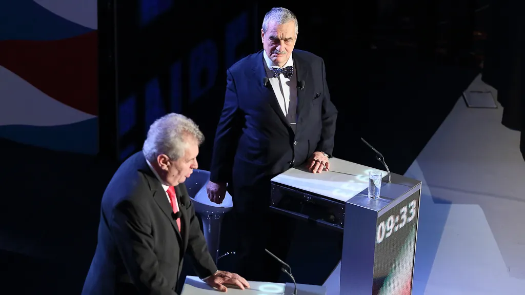 Miloš Zeman a Karel Schwarzenberg