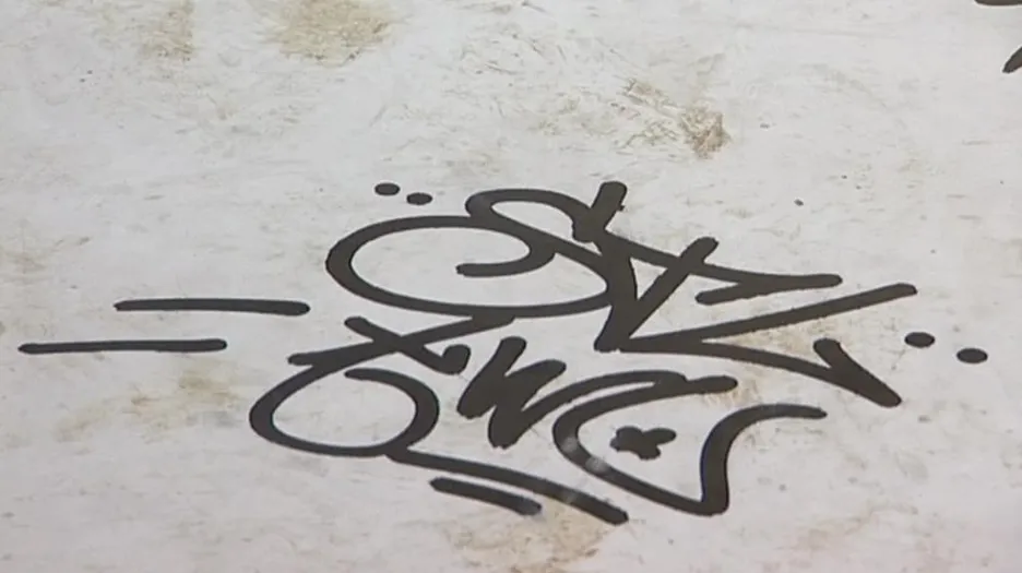 Graffity na brněnském blobu
