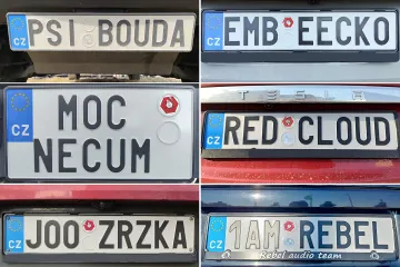 UHN1JEDU nebo PIV0TEKA. Značek na přání výrazně přibylo