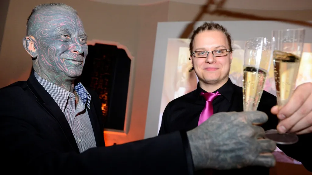 Vladimír Franz se svými příznivci