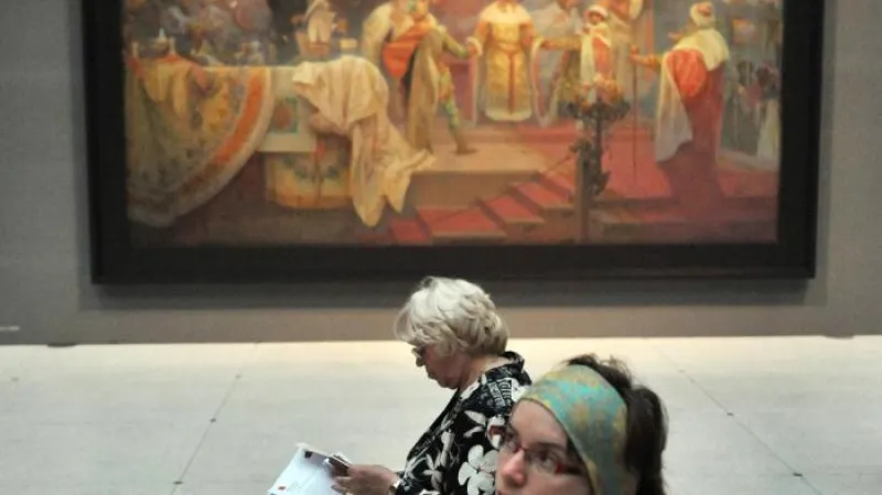 Slovanská epopej ve Veletržním paláci