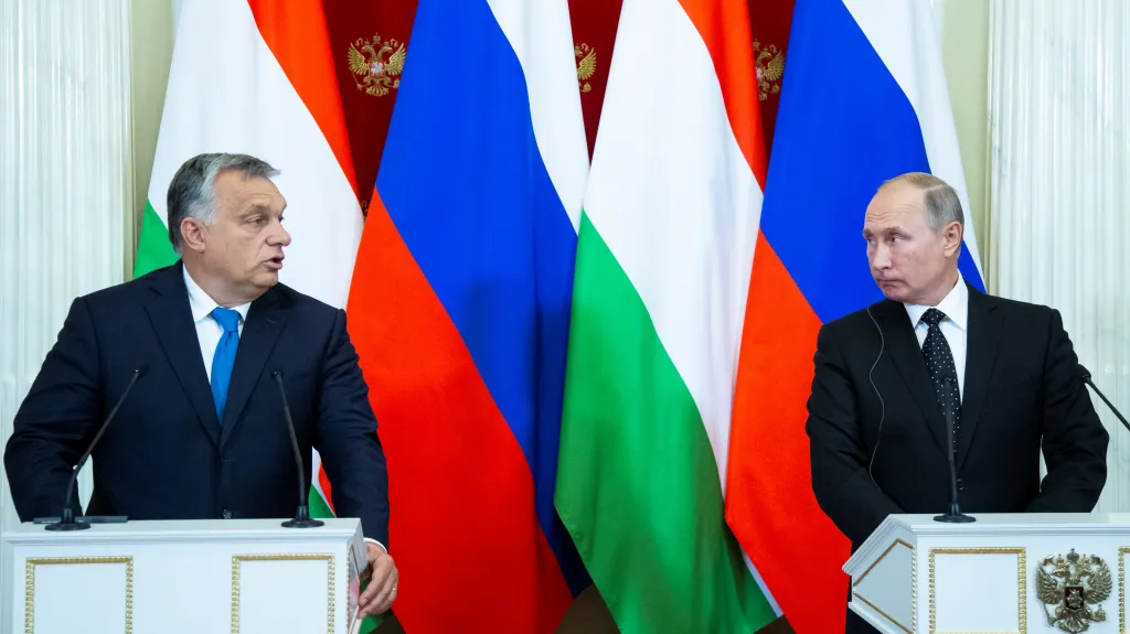 Maďarský premiér Viktor Orbán se setkal v Moskvě s ruským prezidentem Vladimirem Putinem