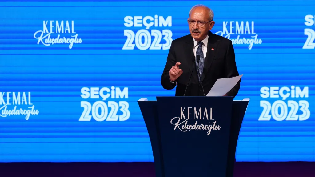 Opoziční kandidát Kemal Kilicdaroglu