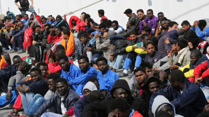 Imigranti na Lampeduse