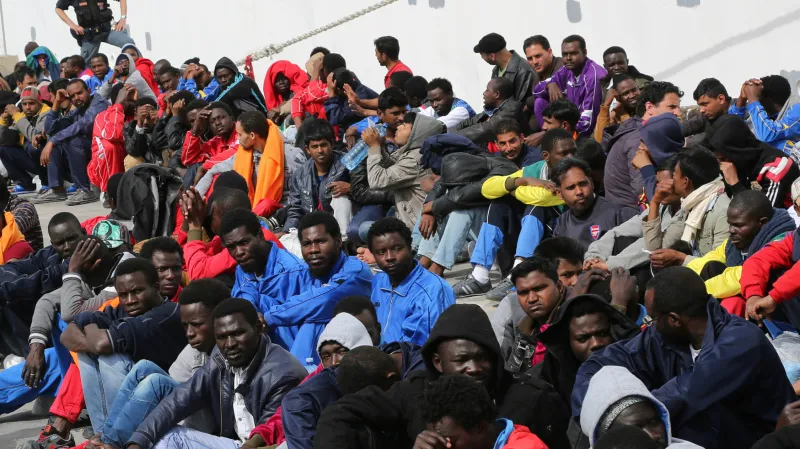 Imigranti na Lampeduse