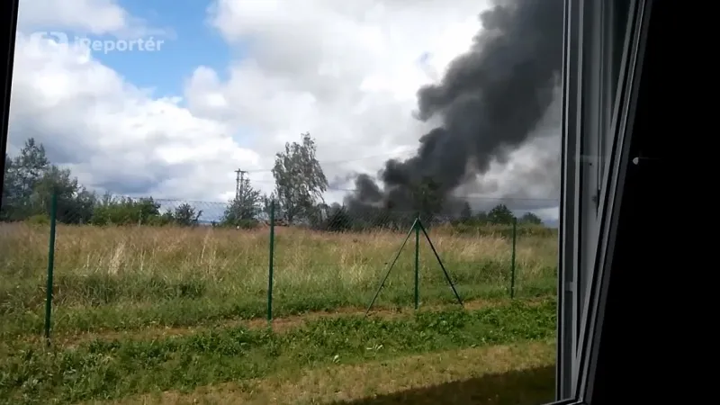 iReportér Vláďa Řehák: Výbuch skladu plynu v Plané u Mariánských lázní